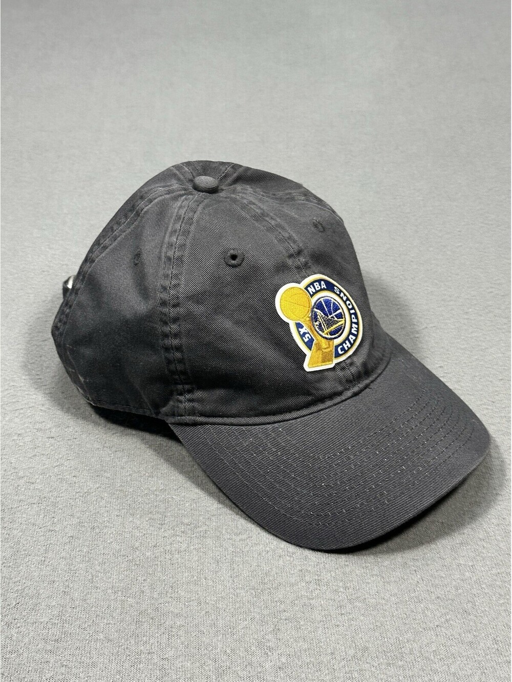 Adidas Golden State Warriors 2017 NBA Champions Hat Gray Adjustable Strapback